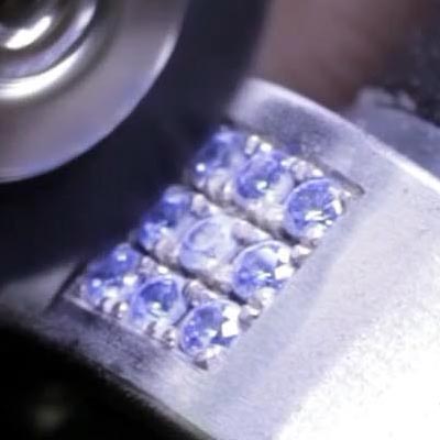 Polishing Clean Pave Stone Setting - Polishing Clean